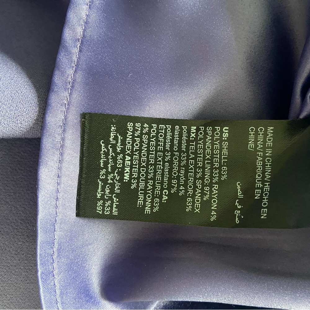 White House Black Market Purple Lilac Dress - Picture 12 of 12